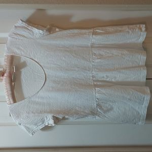 Ladies white T-shirt